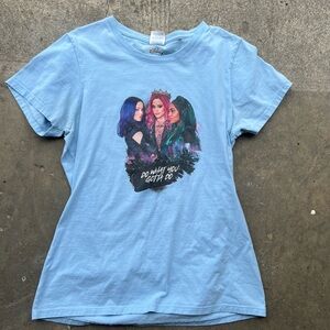 Light blue Disney Descendants 3 Do What You Gotta Do cotton t-shirt size M